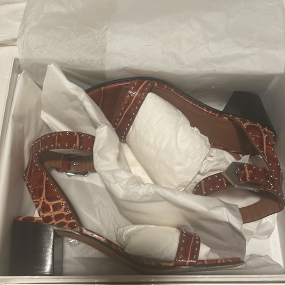 Givenchy Elegant Sandal 60 in Brown Croc - Picture 2 of 5